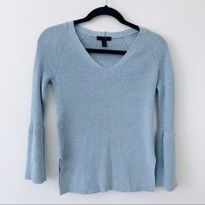 J. Crew Bell Sleeve Baby Blue Long Sleeve XXS